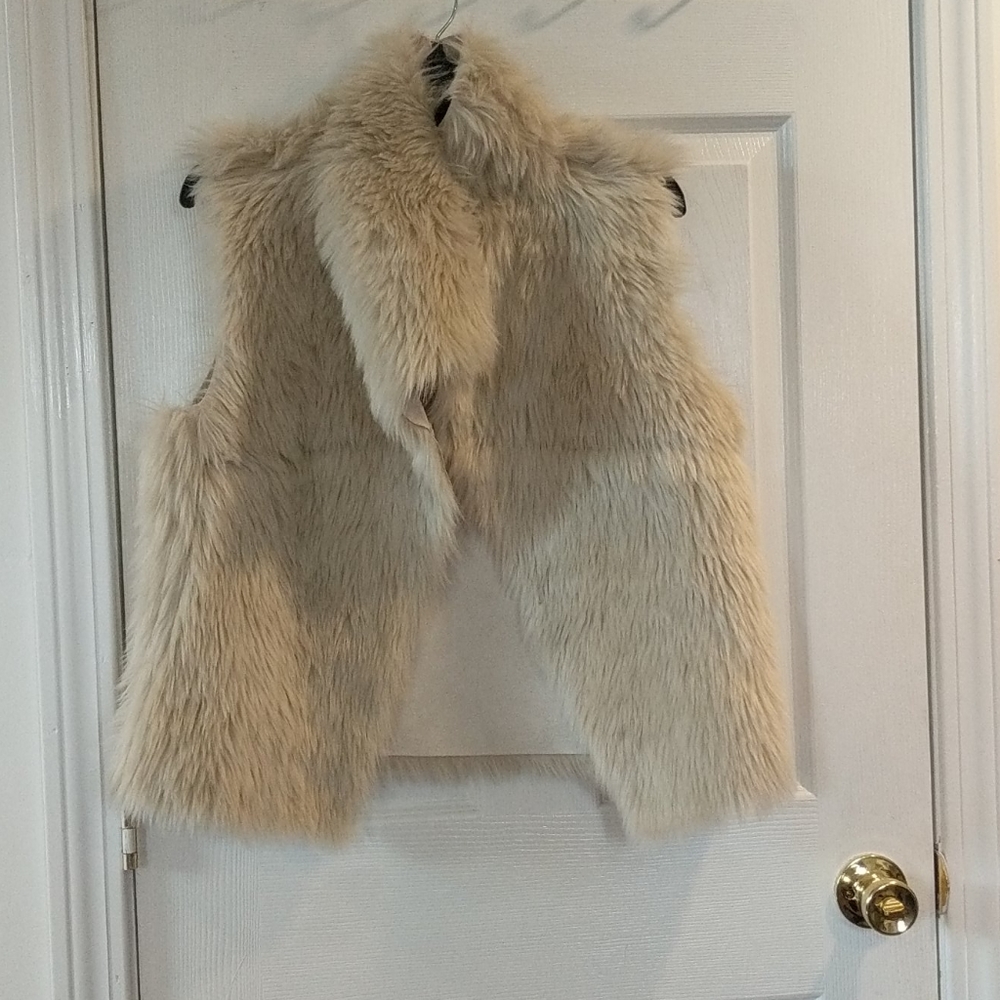 Faux fur vest
